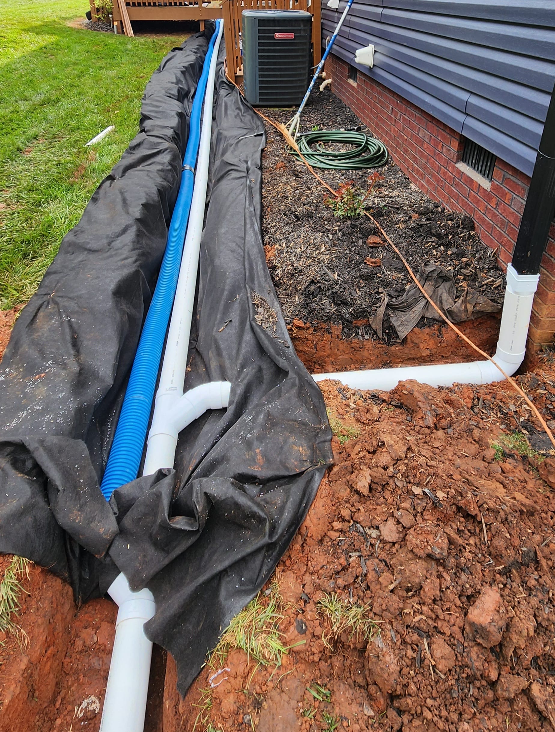 French Drain Installation