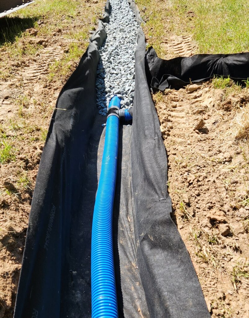 Drainage Kannapolis NC 6 French Drain Installation